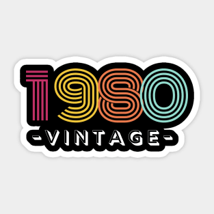 1980 Vintage Sticker